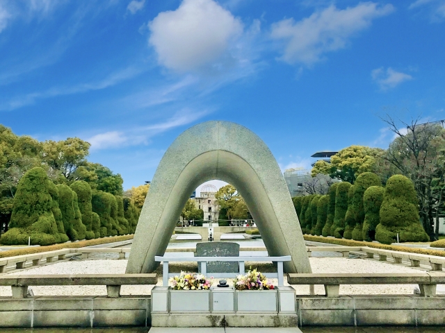 広島県の風景：広島平和記念公園