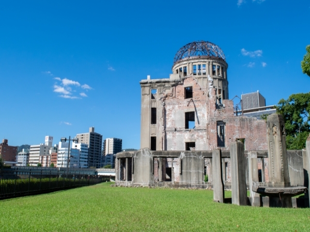 広島県の風景：原爆ドーム